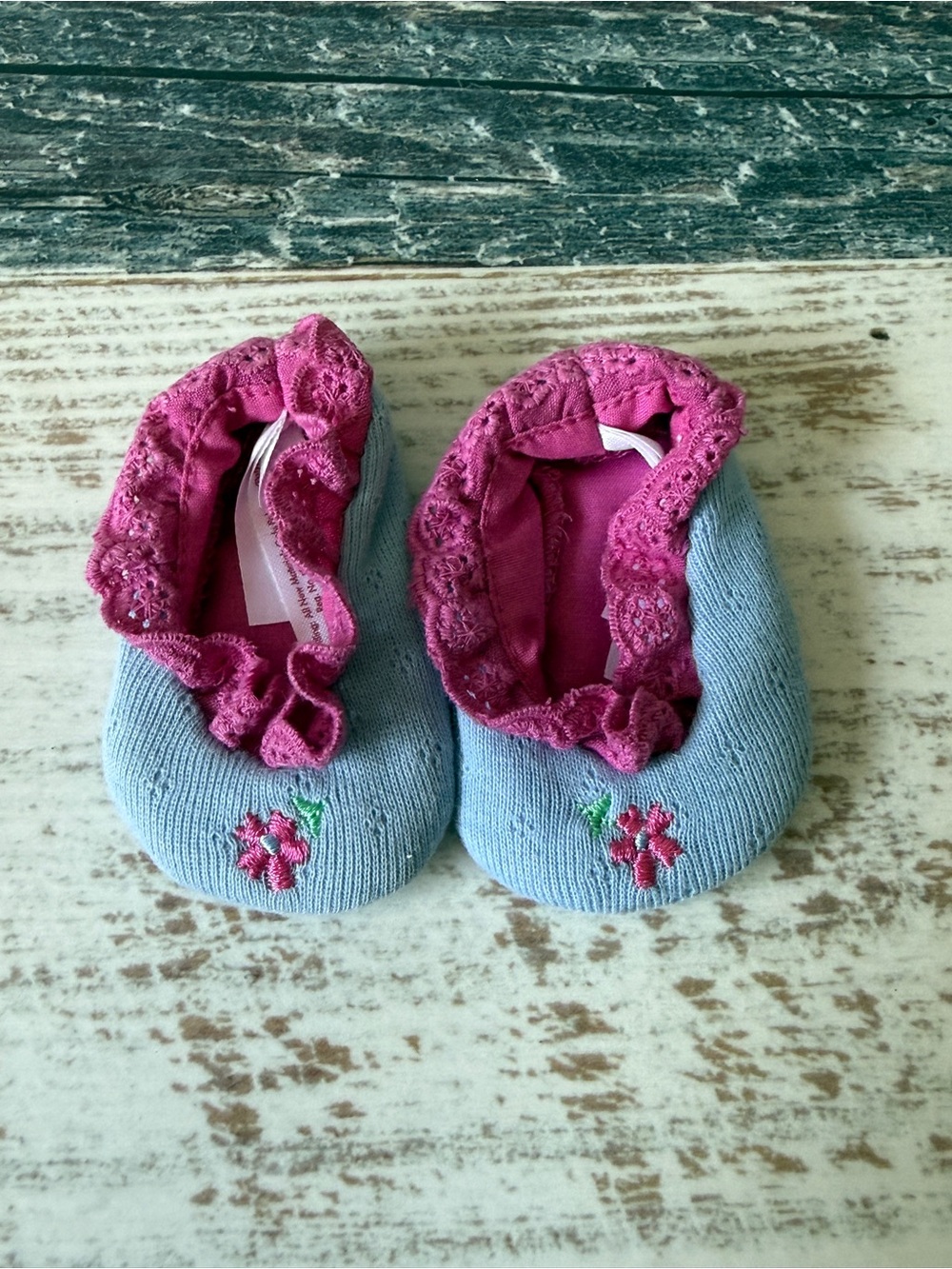 American Girl BITTY TWINS Doll Spring PICNIC Pants Set - 15” Doll SHOES Only